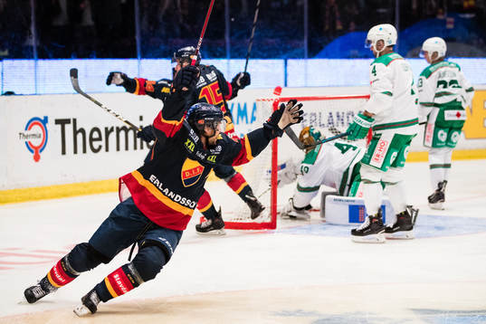 Djurgårdens Jacob Josefson jublar