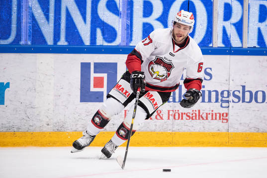 Malmö Redhawks 0Konstantin Komarek  i ishockeymatchen i