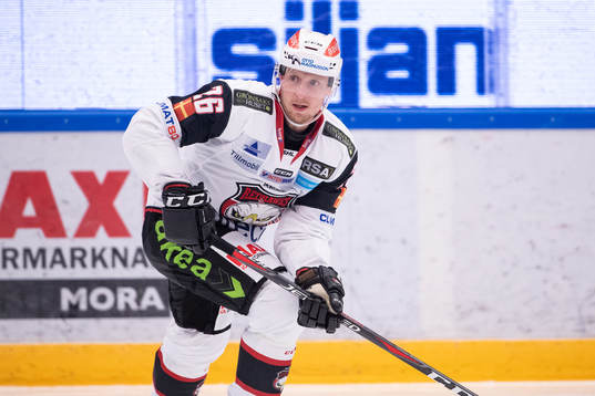 Malmö Redhawks Axel Wemmenborn  i ishockeymatchen i SHL