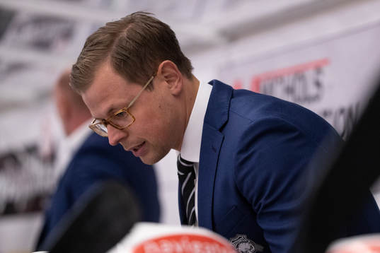 Malmö Redhawks assisterande tränare Martin Filander  i