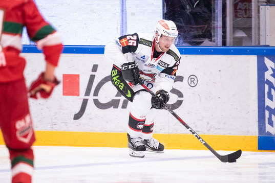 Malmö Redhawks Axel Wemmenborn  i ishockeymatchen i SHL