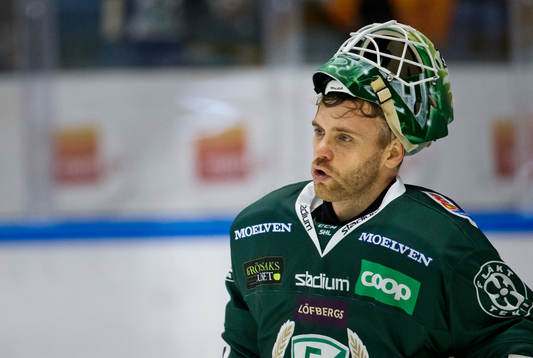 Färjestads målvakt Markus Svensson