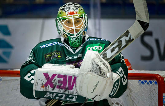 Färjestads målvakt Markus Svensson