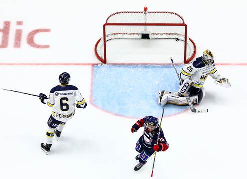 Mål 1-0 av Linköpings Joe Whitney