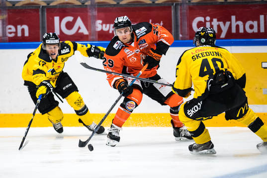 Västerås William Wikman, Karlskronas Justin Crandall och
