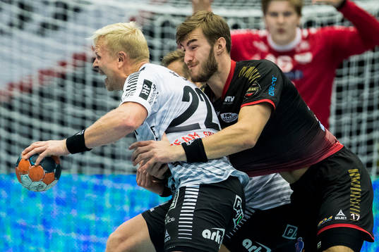 IFK Ystads Henrik Knudsen och HK Malmös Otto Lagerqvist