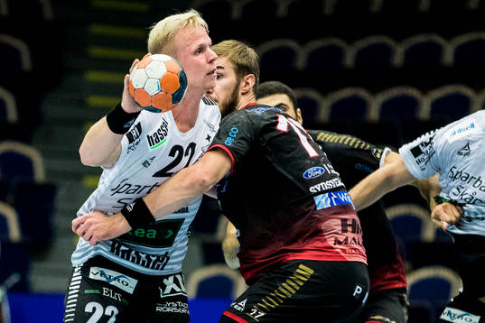 IFK Ystads Henrik Knudsen och HK Malmös Otto Lagerqvist