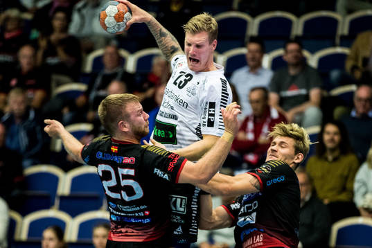 HK Malmös Anton Blickhammar och Jim Andersson