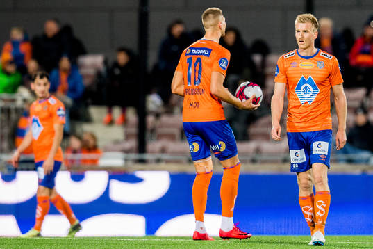 Hólmbert Fridjónsson and Torbjørn Agdestein of Aalesund