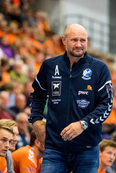 Kristianstads tränare Ola Lindgren deppar