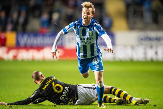 s Alexander Milosevic och IFK Göteborgs Victor Wernersson