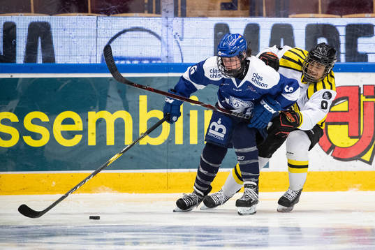 Leksands Gracen Hirschy och Brynäs Cassandra Vilgrain
