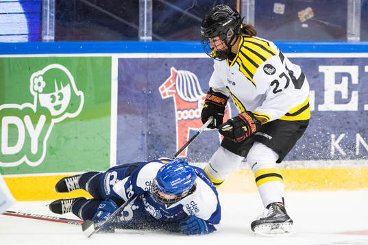 Brynäs Ivana Bilico och Leksands Anna Borgqvist