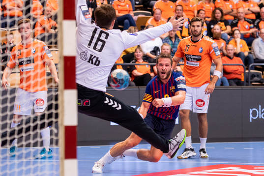 Barcelonas Víctor Tomás González och Kristianstads