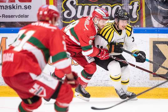 Moras Ryan Johnston och Brynäs Joel Kellman