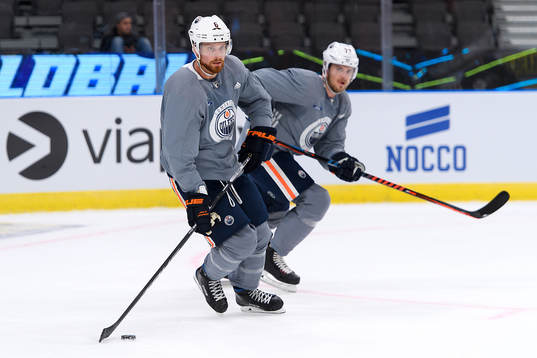 Adam Larsson and Oscar Klefbom
