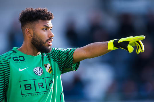 Häckens målvakt Jonathan Ursin Rasheed