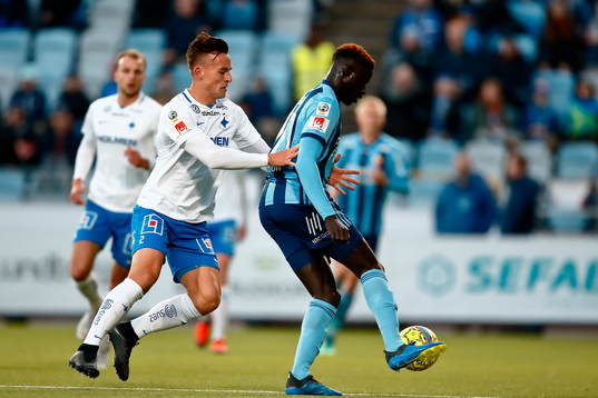 Norrköpings Henrik Castegren  och Djurgårdens Aliou Badji