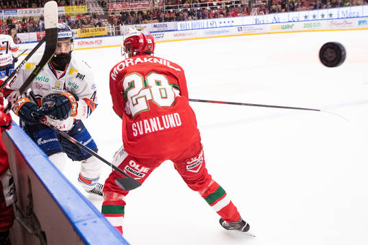 Växjös Daniel Rahimi och Moras Oskar Svanlund