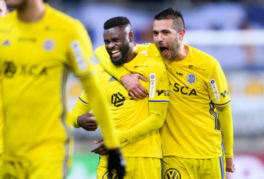 Sundsvalls Maic Sema och Juan Jose Ciercoles Sagra jublar