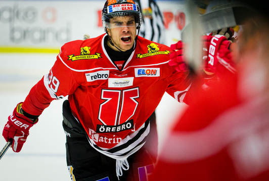 Örebros Jordan Boucher gör 4-3 och jublar