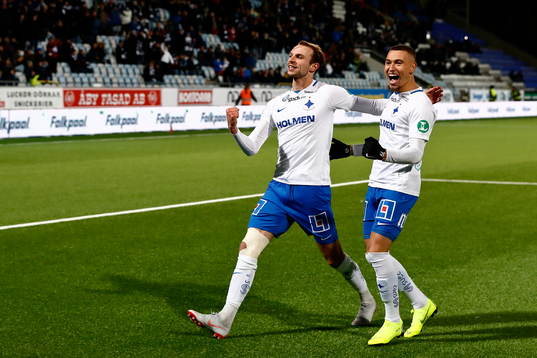 Norrköpings Lars Christian Krogh Gerson jublar