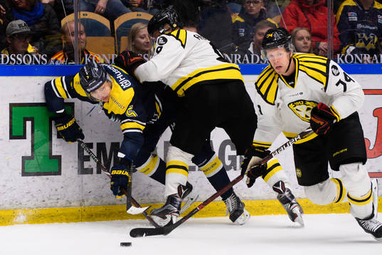 s Martin Fehérváry och Brynäs Nicklas Danielsson