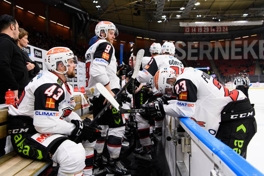 Malmö Redhawks Nichlas Hardt  Frederik Storm och
