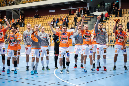Kristianstads spelare jublar
