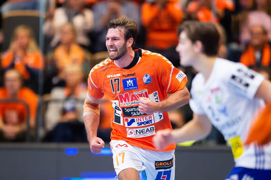 Kristianstads Helge Freiman jublar