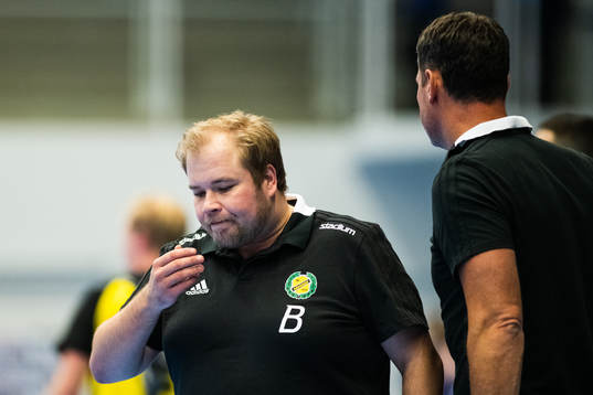 Sävehofs tränare Andreas Stockenberg deppar