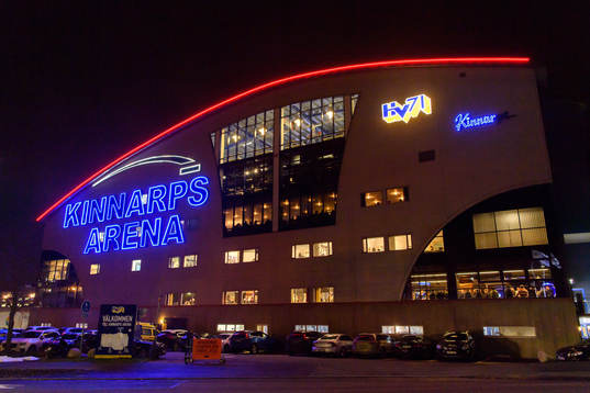 Exteriör av Kinnarps Arena