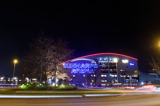 Exteriör av Kinnarps Arena