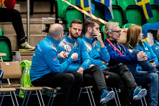 Sveriges förbundskapten Henrik Signell