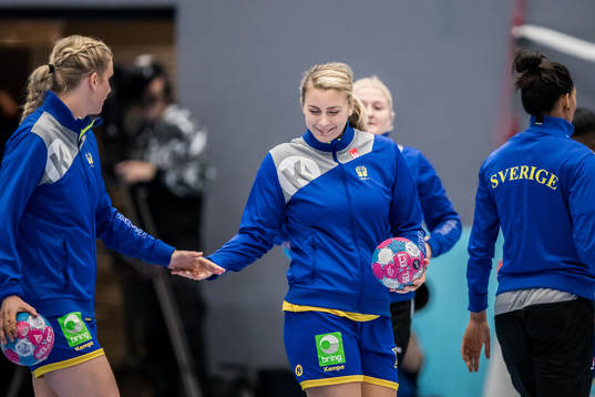 Sveriges Isabelle Gulldén och Jenny Alm