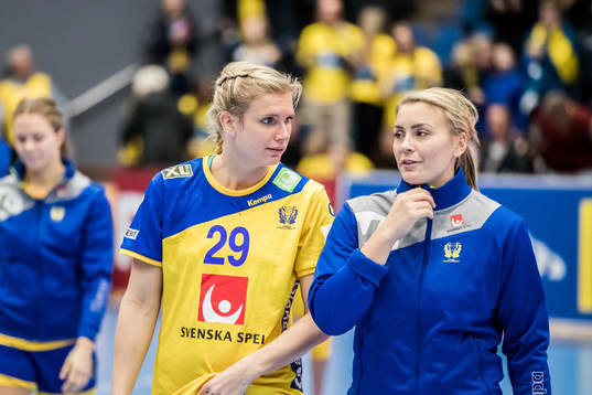 Sveriges Jenny Alm och Isabelle Gulldén