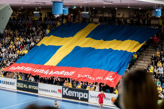 Tifo på läktaren