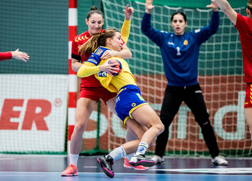 Sveriges Anna Lagerquist och Montenegros Milena Raicevic