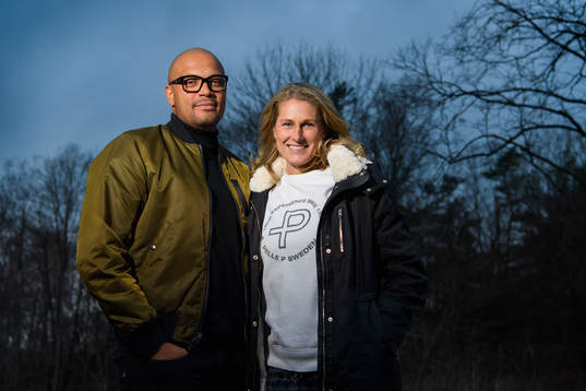 Matias Ghansah och Erica Johansson