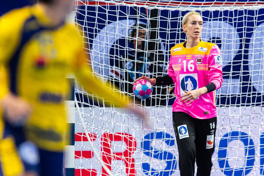 Goalkeeper Katrine Lunde of Norway