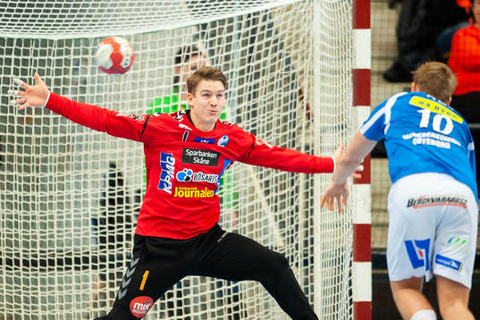 Kristianstads målvakt Leo Larsson