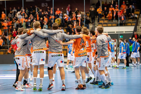 Kristianstads spelare jublar