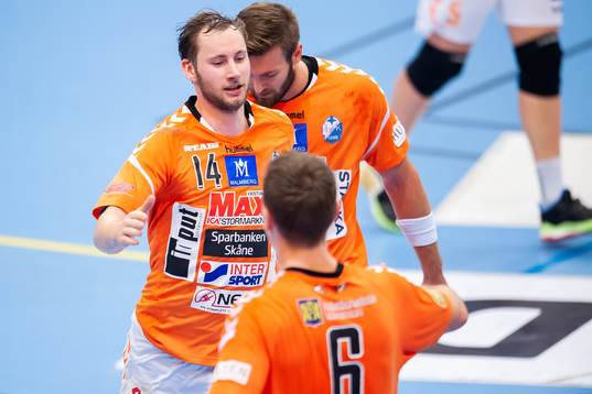Kristianstads Viktor Hallén jublar