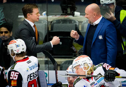 Malmö Redhawks assisterande tränare Martin Filander och