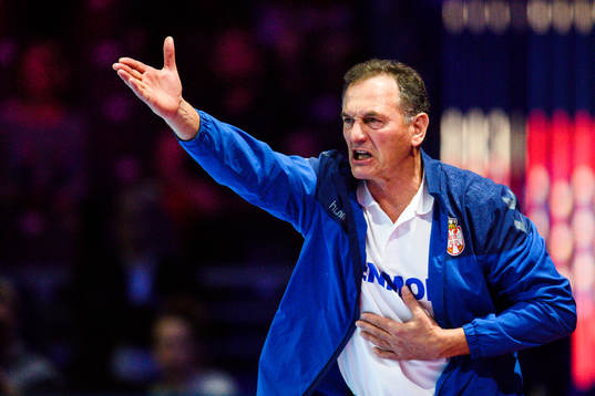 Zivojin Maksic, head coach of Serbia