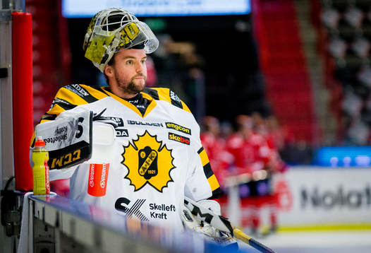 Skellefteås målvakt Gustaf Lindvall