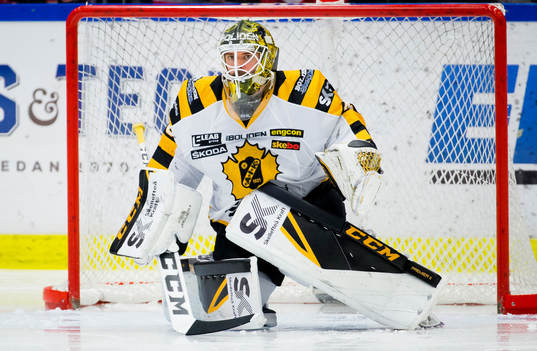 Skellefteås målvakt Gustaf Lindvall