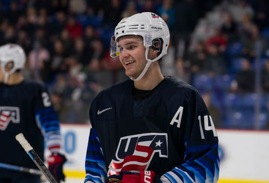 Josh Norris #14 of the United States