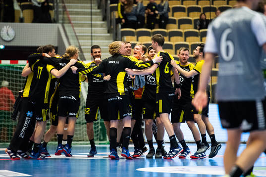 Sävehofs spelare jublar