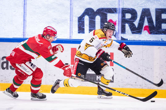 Moras Robin Johansson och Luleås Linus Nässén